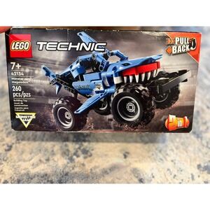 LEGO Technic Monster Jam Megalodon 42134 Building Toy Pull Back Action 260 Piece
